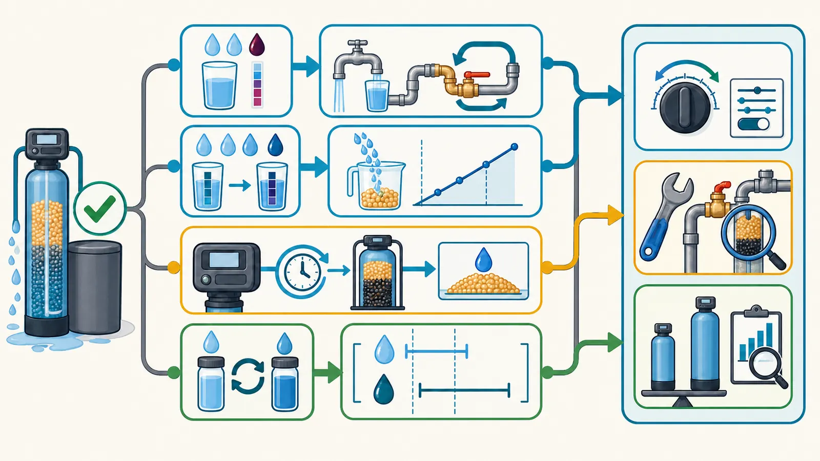 Decision map routing first-sample hardness, rising leakage, automatic regeneration, or stable performance.