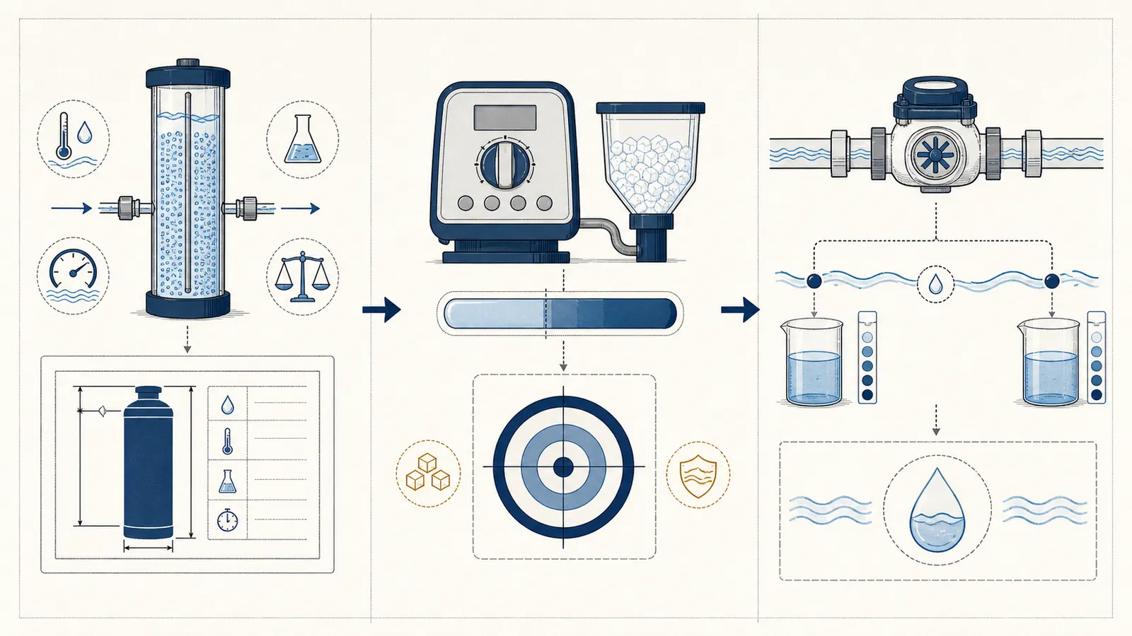 Comparison of laboratory rated capacity, programmed capacity, and measured household capacity.