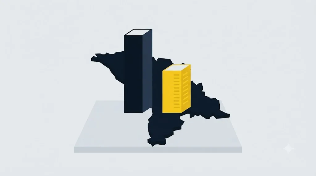 Ilustrație cu populația online a Moldovei reprezentată printr-un grafic simplu