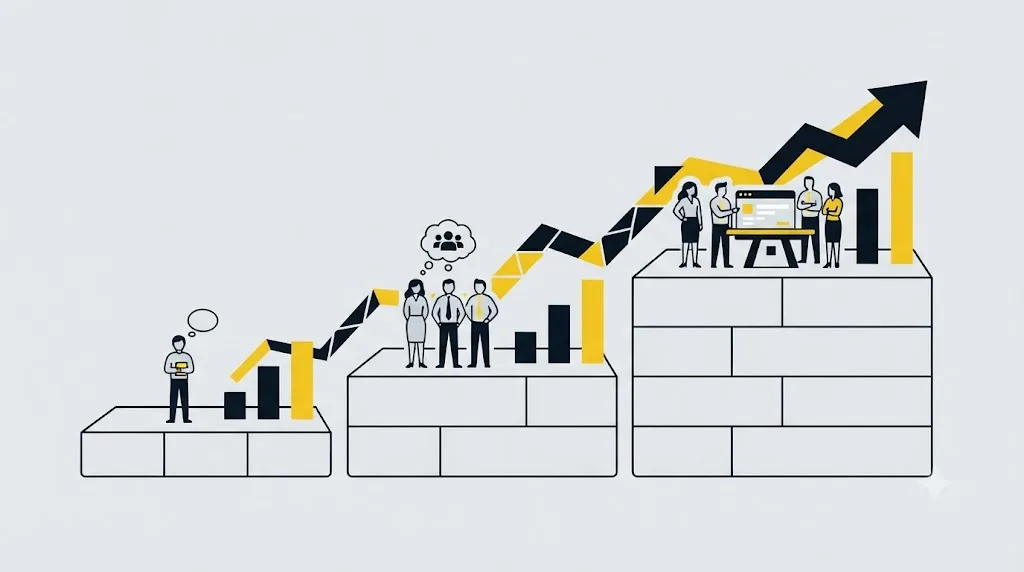 Ilustrație cu trei niveluri de preț pentru servicii de optimizare pentru AI search