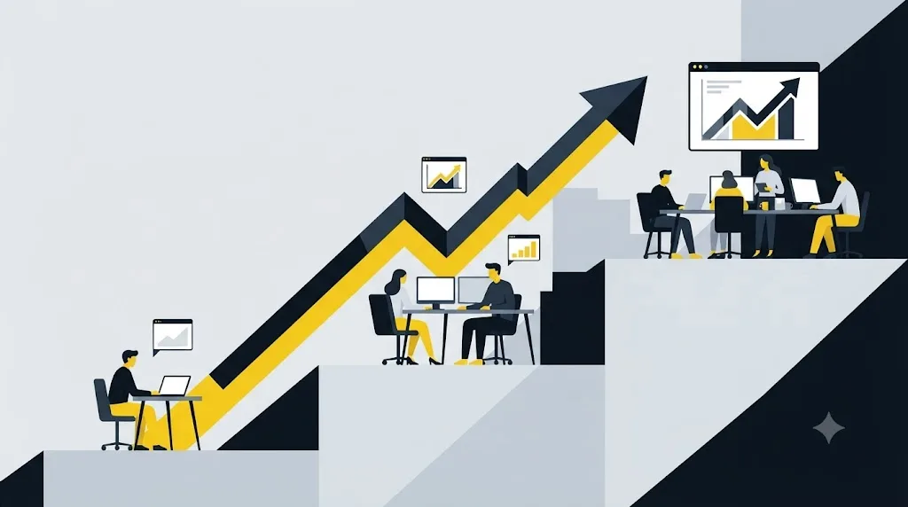 Ilustrație cu trei niveluri de preț pentru servicii SEO pentru o afacere din Iași