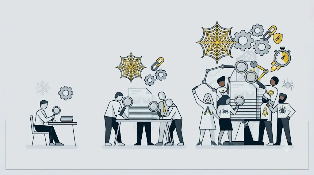 Ilustrație cu trei niveluri de preț pentru servicii SEO în România, incluzând un audit inițial