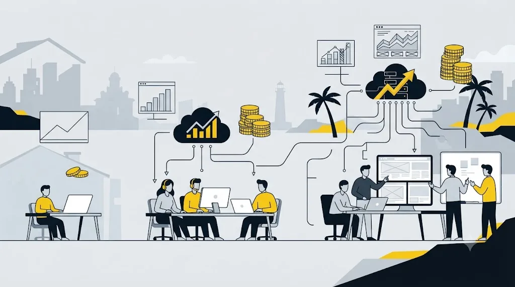Ilustrație cu trei niveluri de preț pentru servicii SEO în Constanța, de la freelancer la firmă specializată