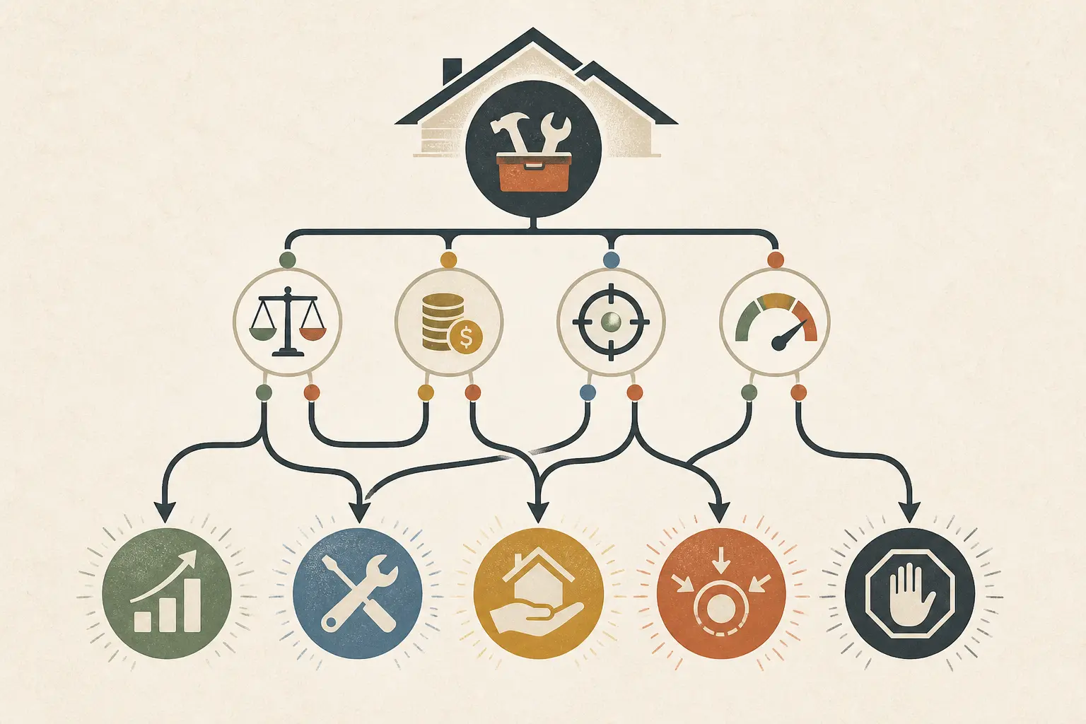 Illustration of a spreadsheet and CRM reconciliation workflow for well contractor marketing ROI